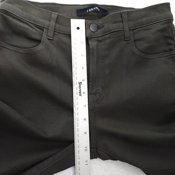 J Brand Alana Jeans in Coated Ivy Vine - Picture 7 of 8